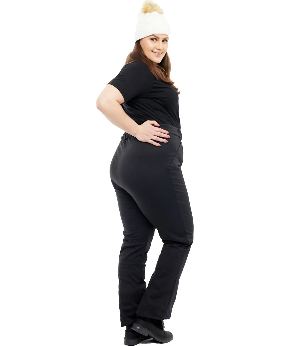Pure Lapland Softshell Stretch Ski Pant Black Extra Short, Short, Regular & Long 18-36