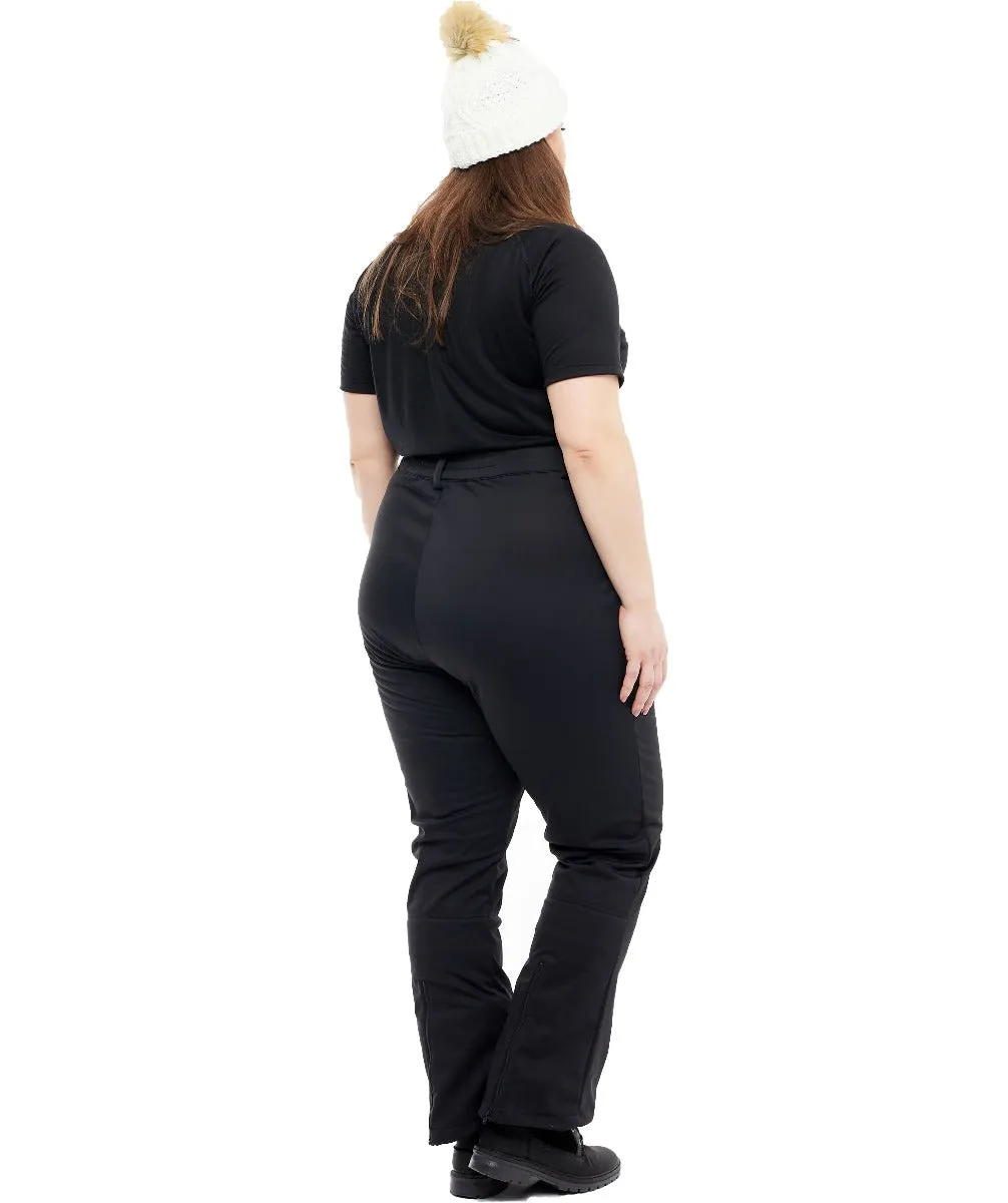 Pure Lapland Softshell Stretch Ski Pant Black Extra Short, Short, Regular & Long 18-36