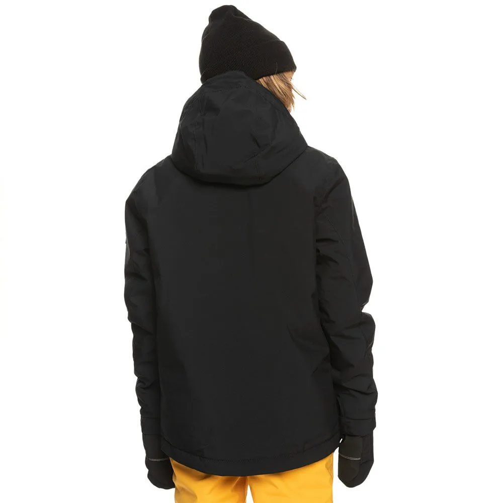 Quiksilver Morton Youth Boys Ski Jacket - True Black