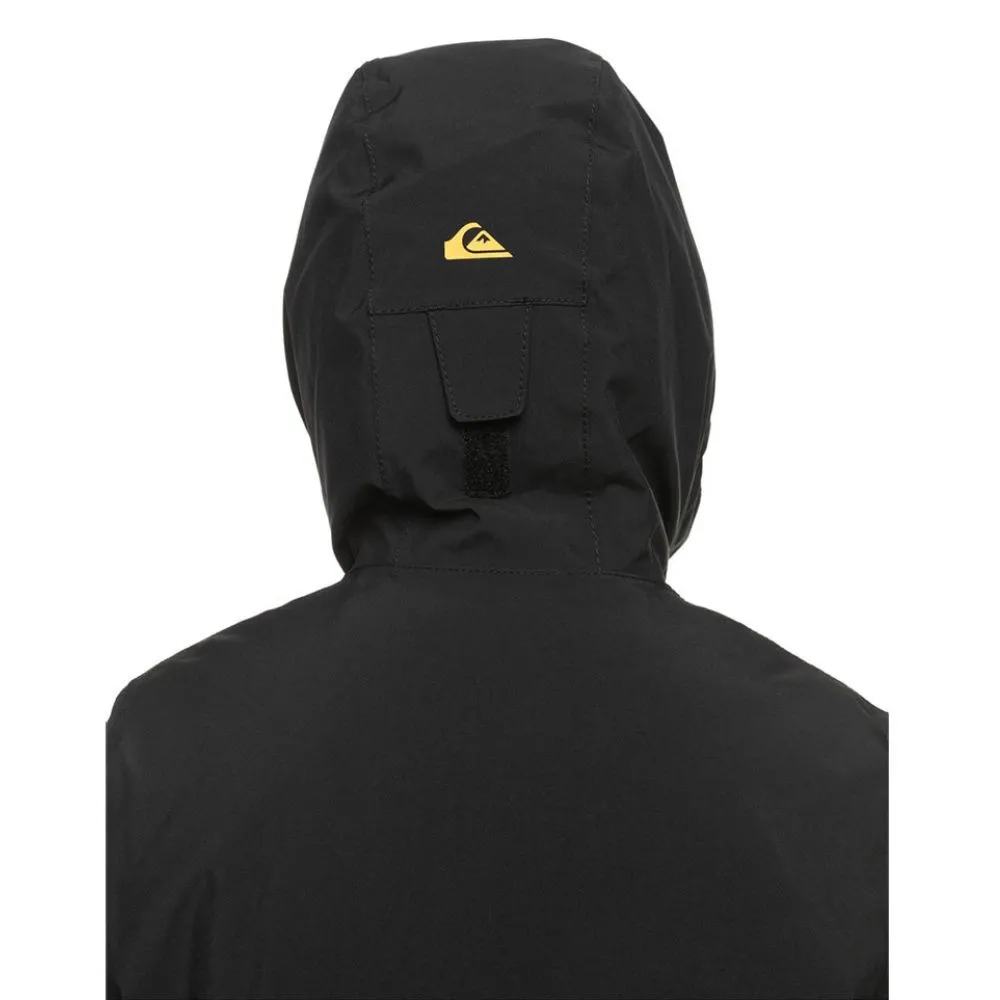 Quiksilver Morton Youth Boys Ski Jacket - True Black