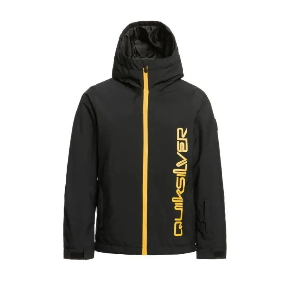 Quiksilver Morton Youth Boys Ski Jacket - True Black
