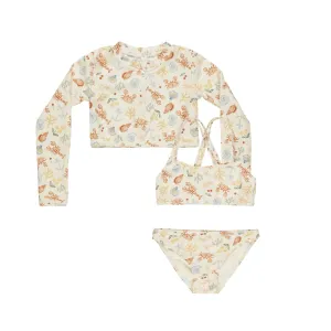 Rylee & Cru Nautical Crop Rashguard Set