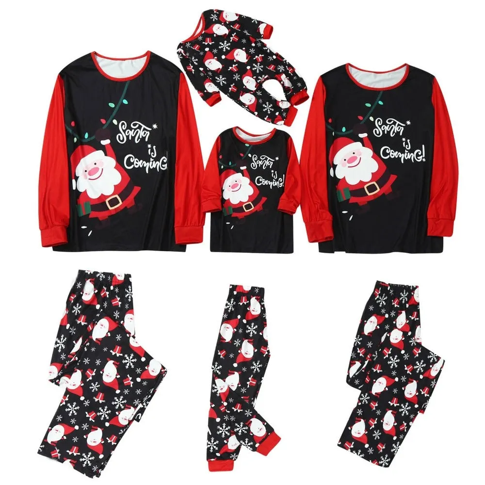 Santa Is Coming Family Matching Pajama Set
