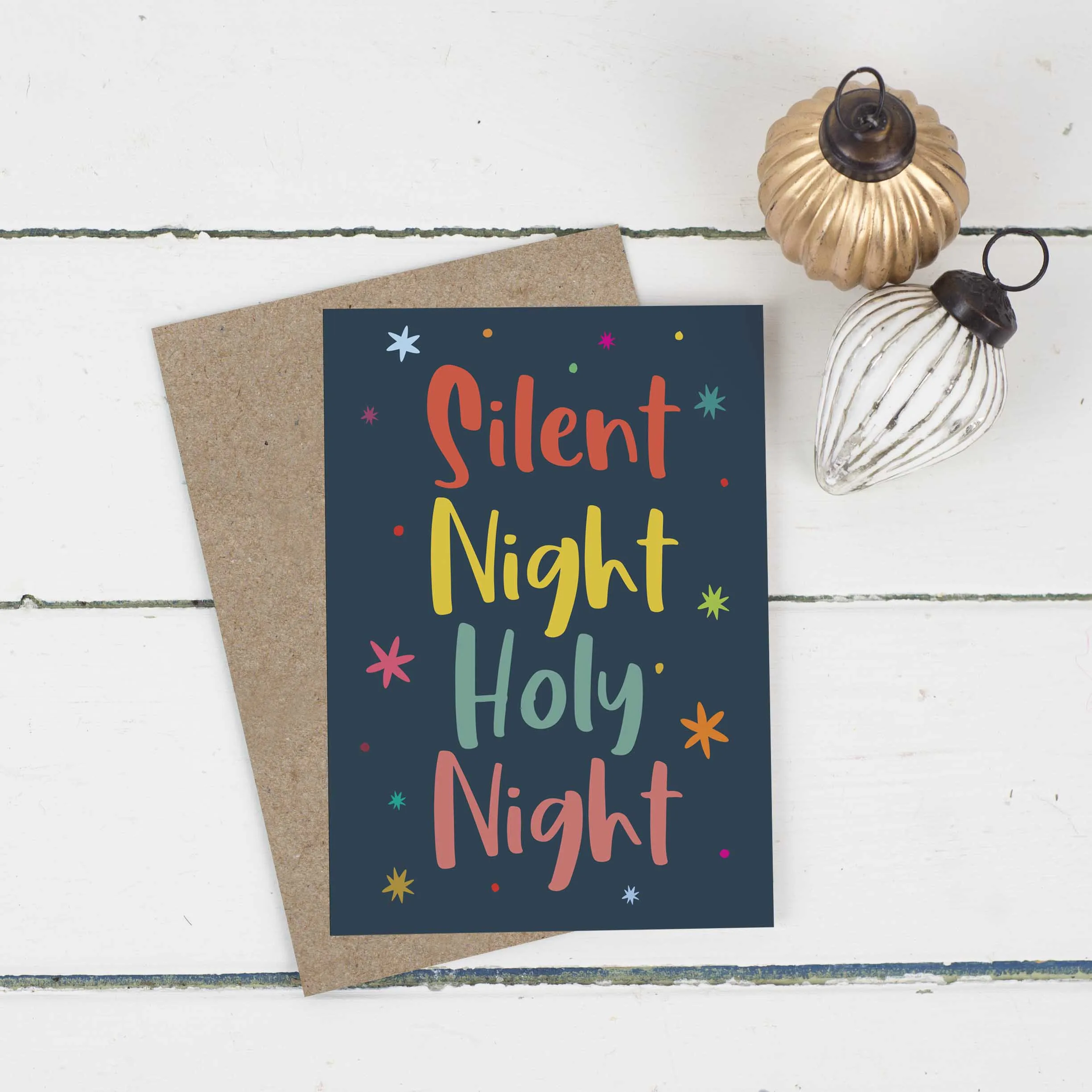 Silent Night, Holy Night Christmas Card
