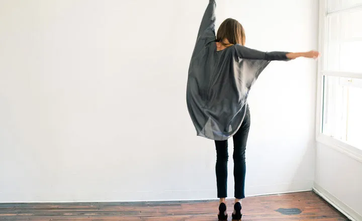 SILK KIMONO WRAP -- COPY