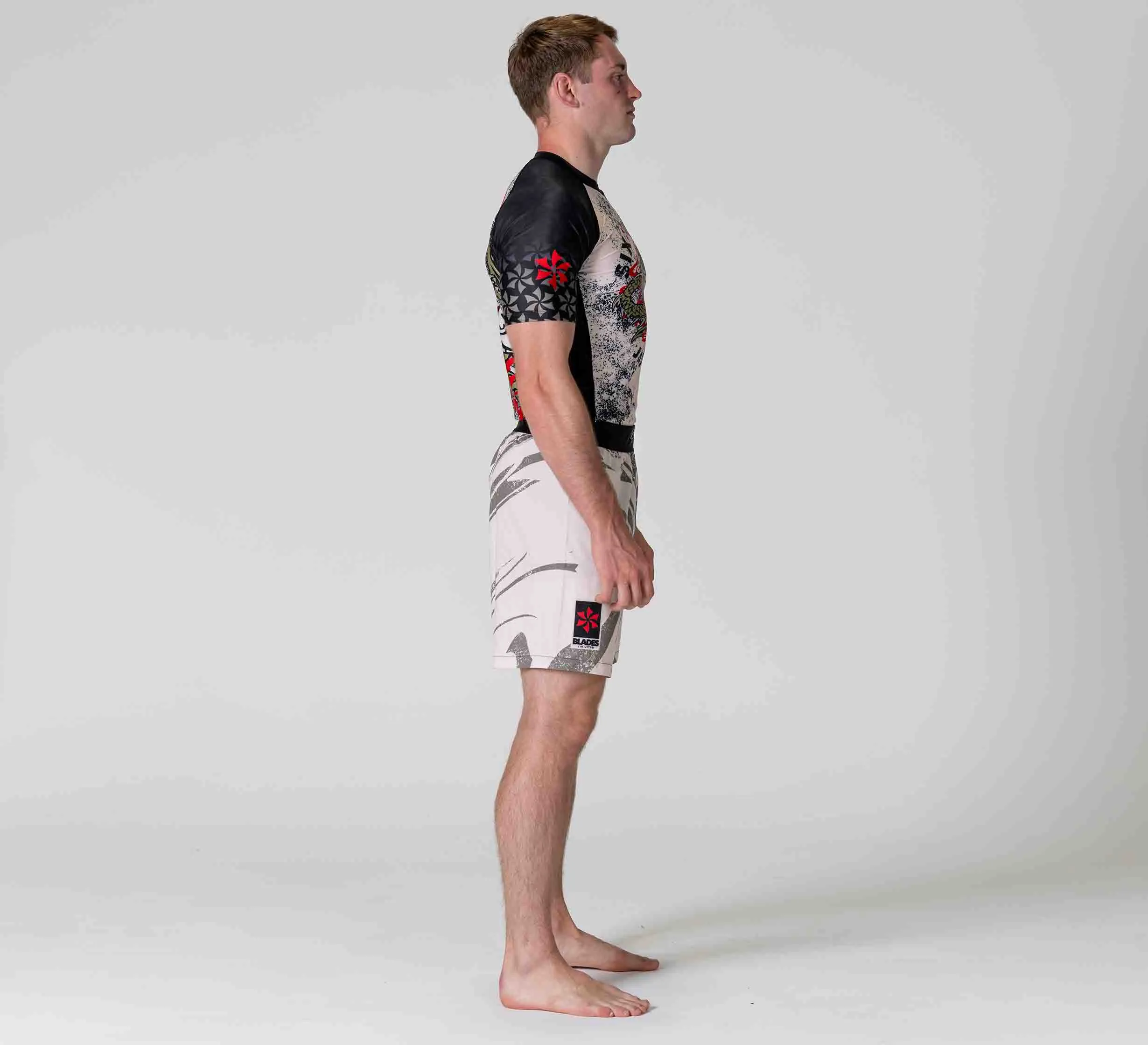 Six Blades Dragon Short Sleeve Flex Lite Rashguard