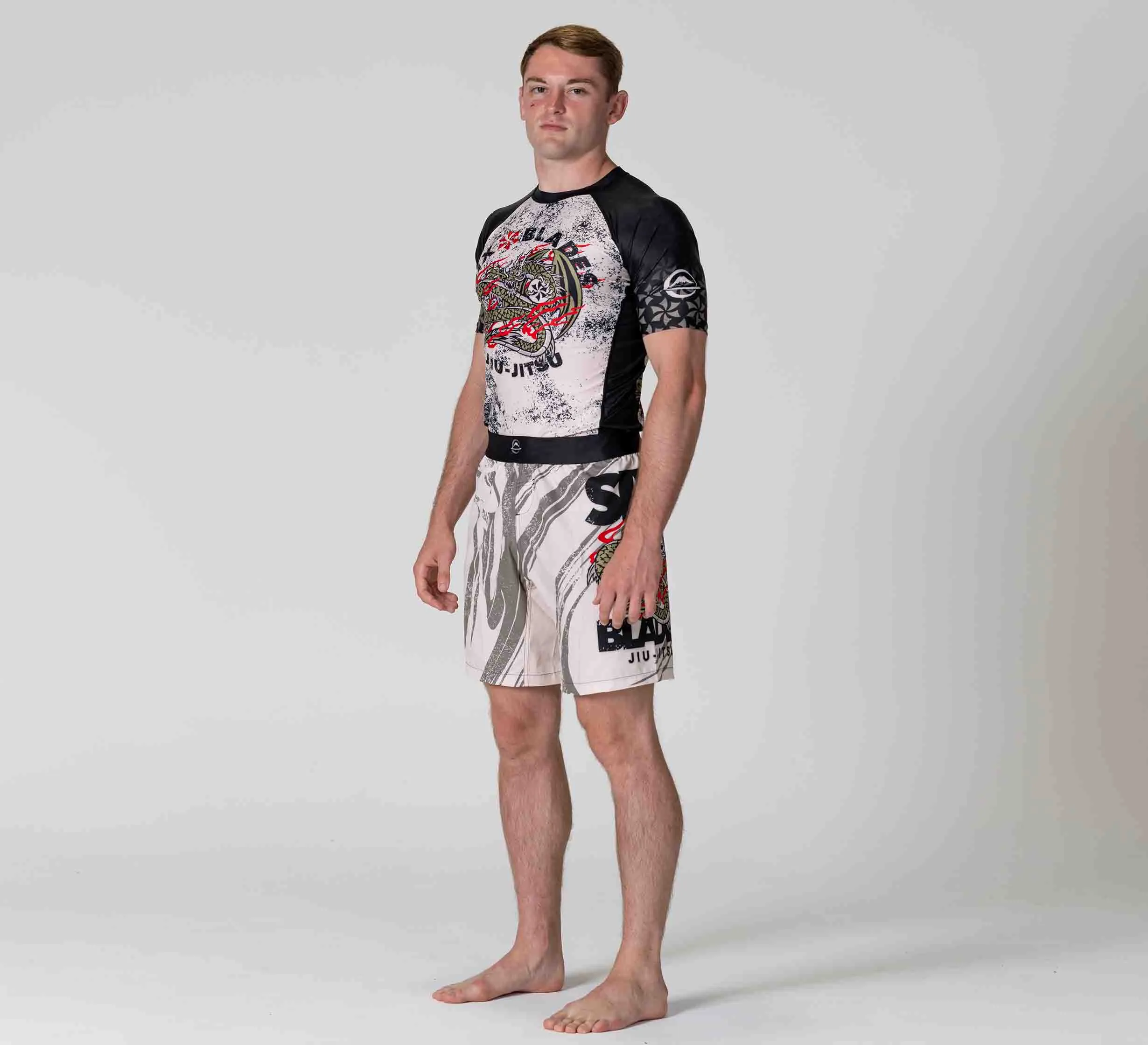 Six Blades Dragon Short Sleeve Flex Lite Rashguard