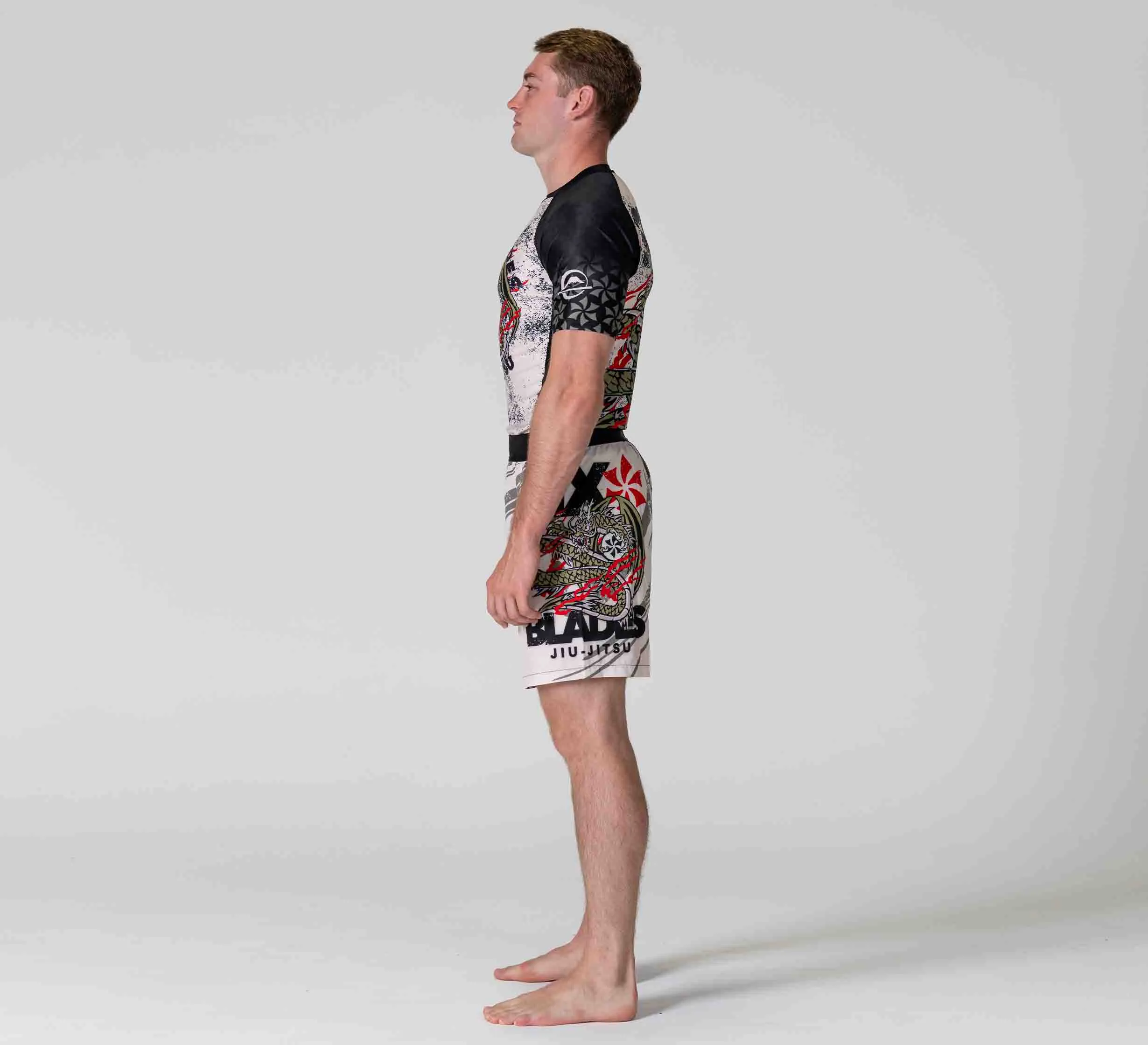 Six Blades Dragon Short Sleeve Flex Lite Rashguard