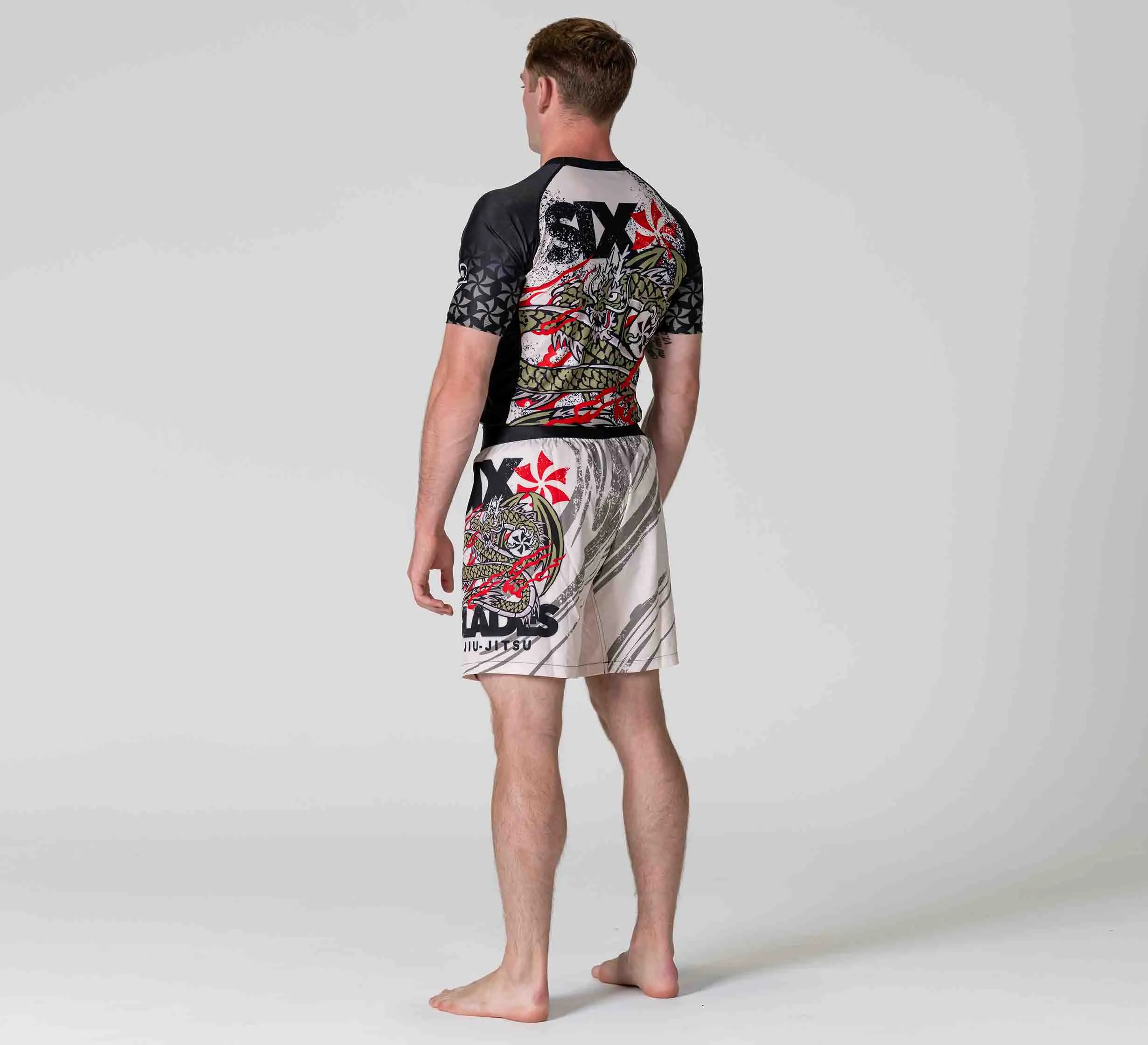 Six Blades Dragon Short Sleeve Flex Lite Rashguard