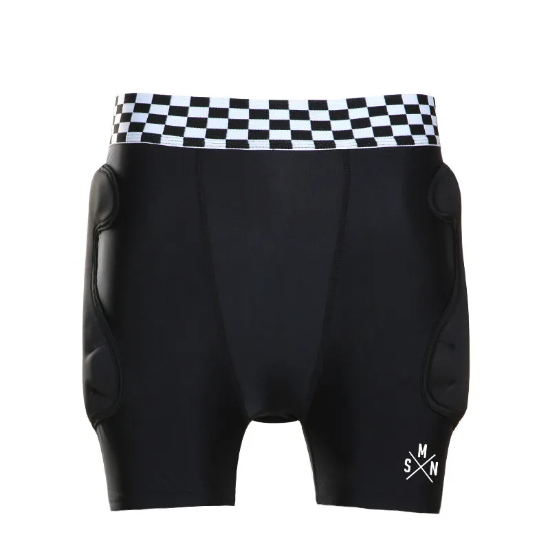 SMN Unisex Undercover Protective Impact Shorts & Knee Pads