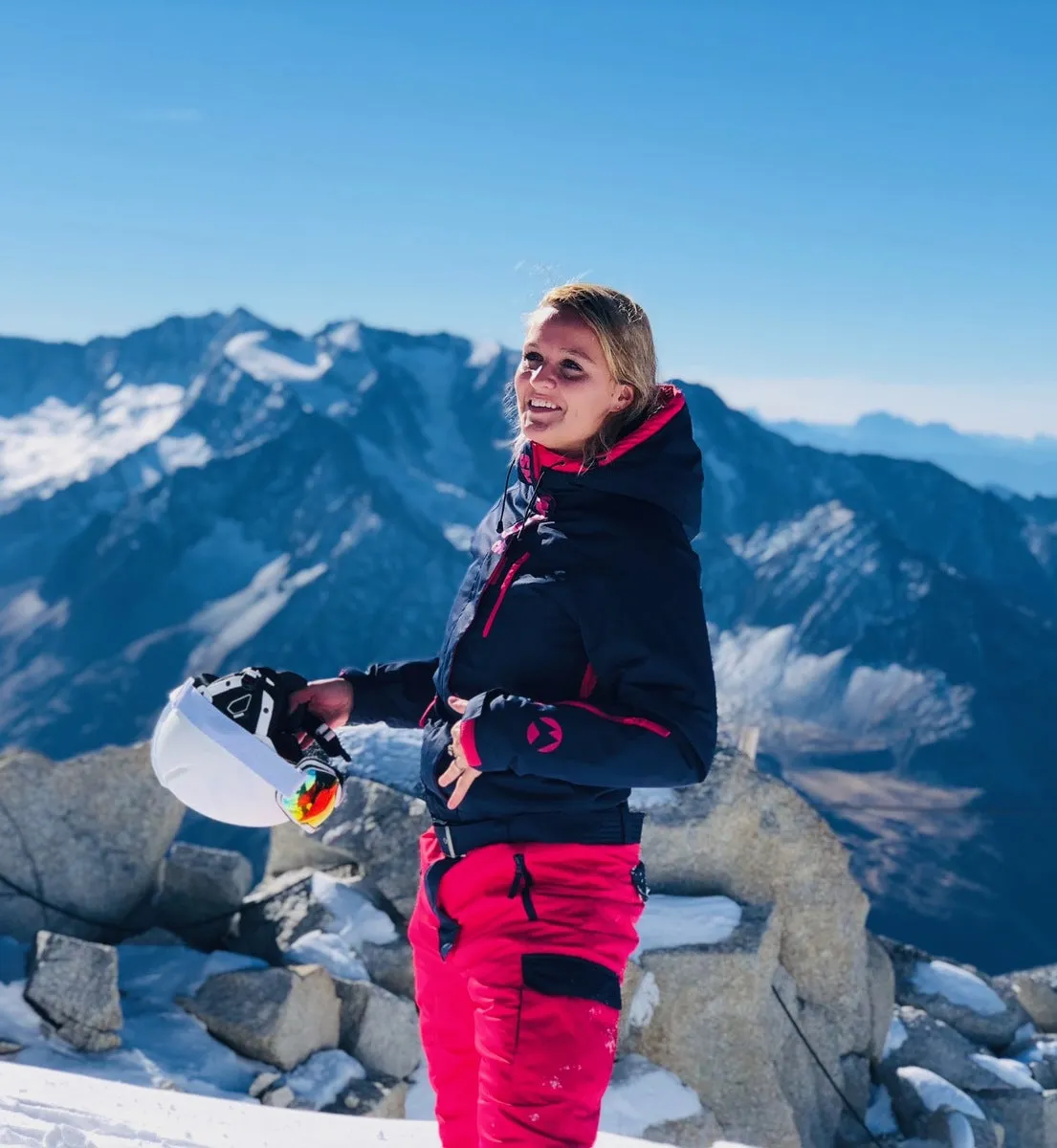 Snowsuits Snow Angel onesie skipak navy/roze dames