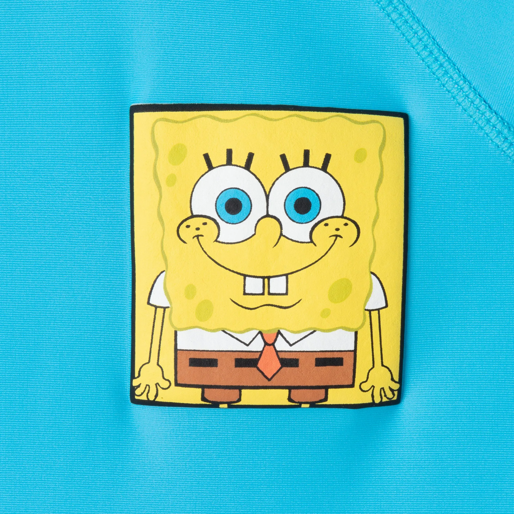 SpongeBob SquarePants™ x Andy & Evan® | Infant (9-12M) 3D Dot Pocket & Bikini Bottom Rash Guard Set