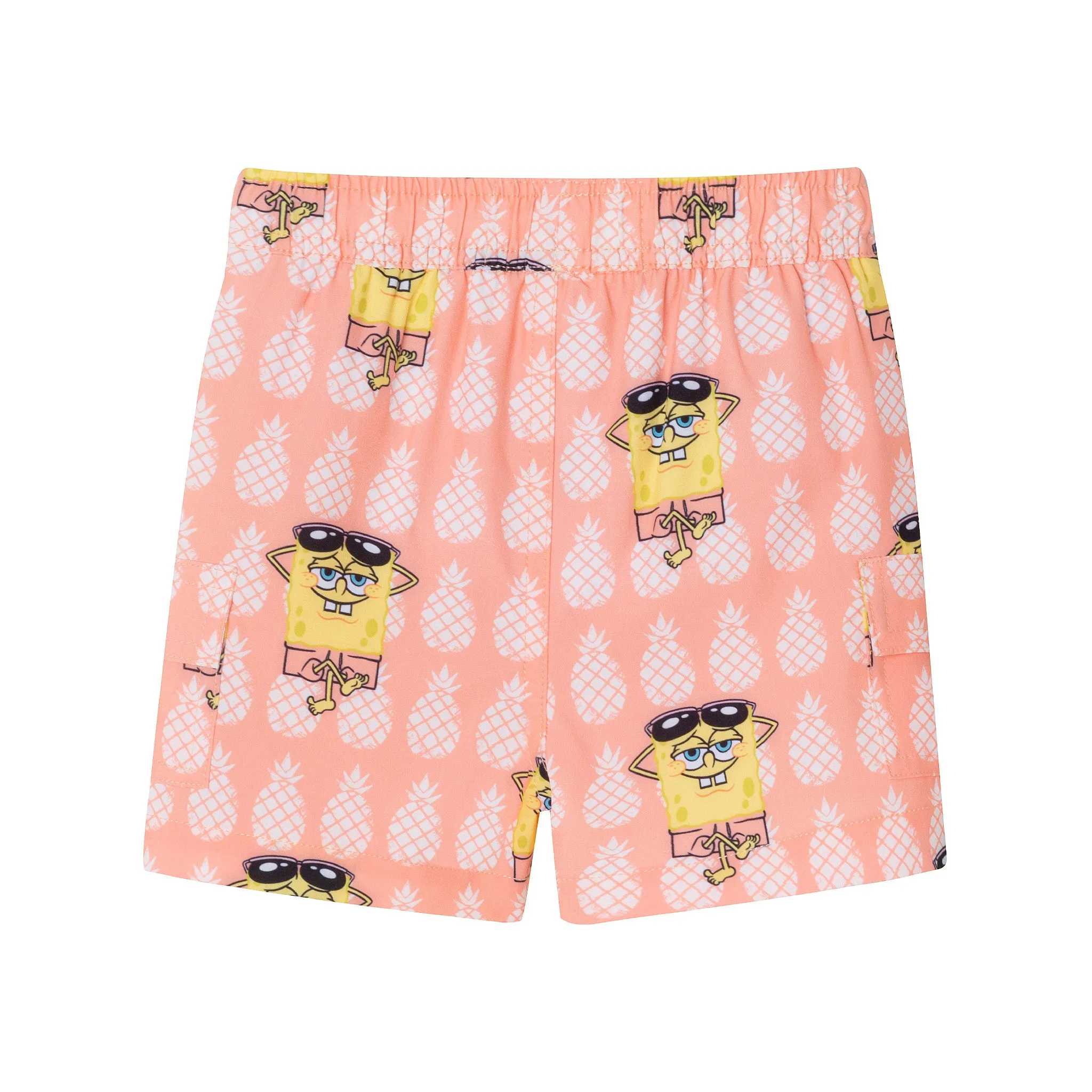 SpongeBob SquarePants™ x Andy & Evan® | Infant (9-12M) Pineapple Buddies Rash Guard Set