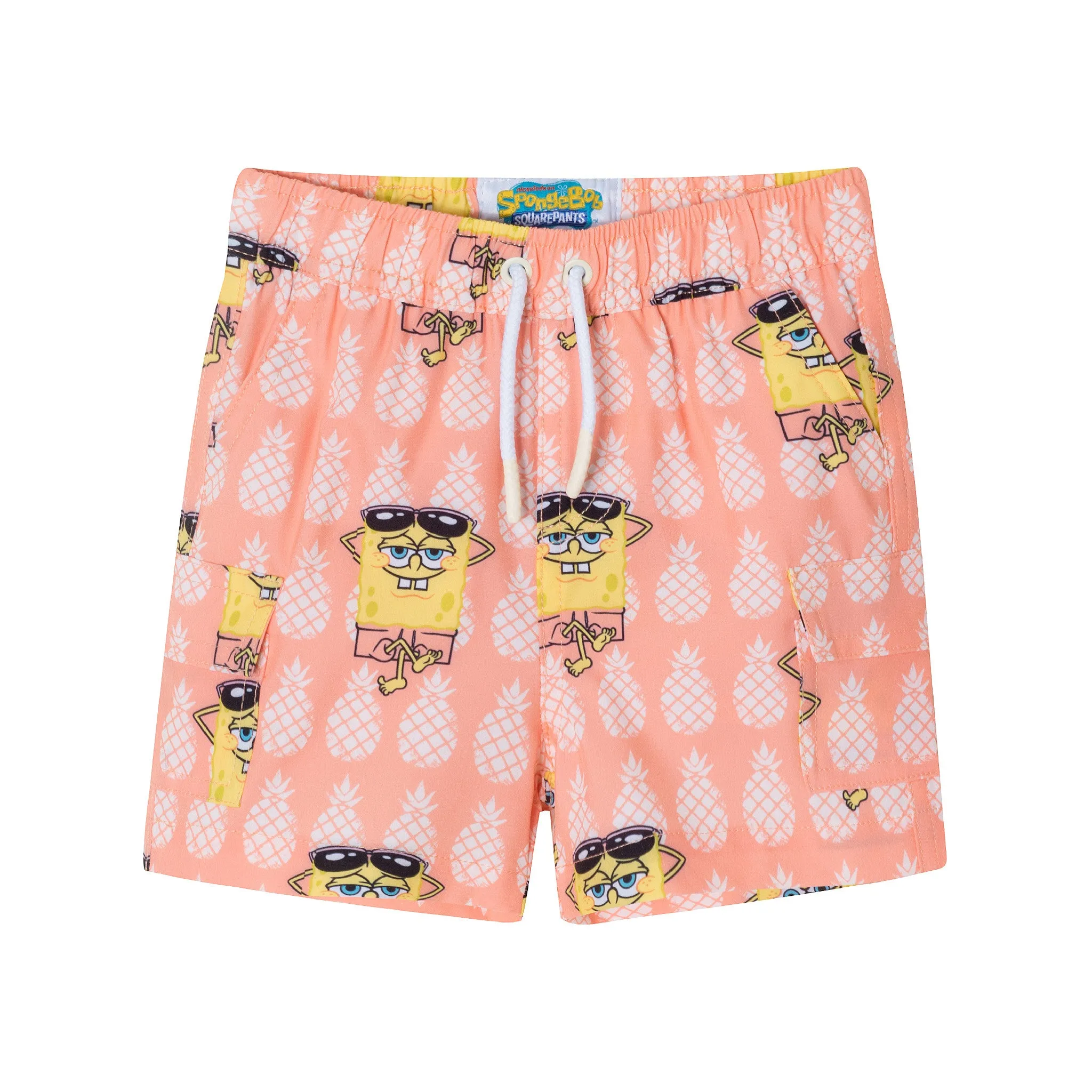 SpongeBob SquarePants™ x Andy & Evan® | Infant (9-12M) Pineapple Buddies Rash Guard Set