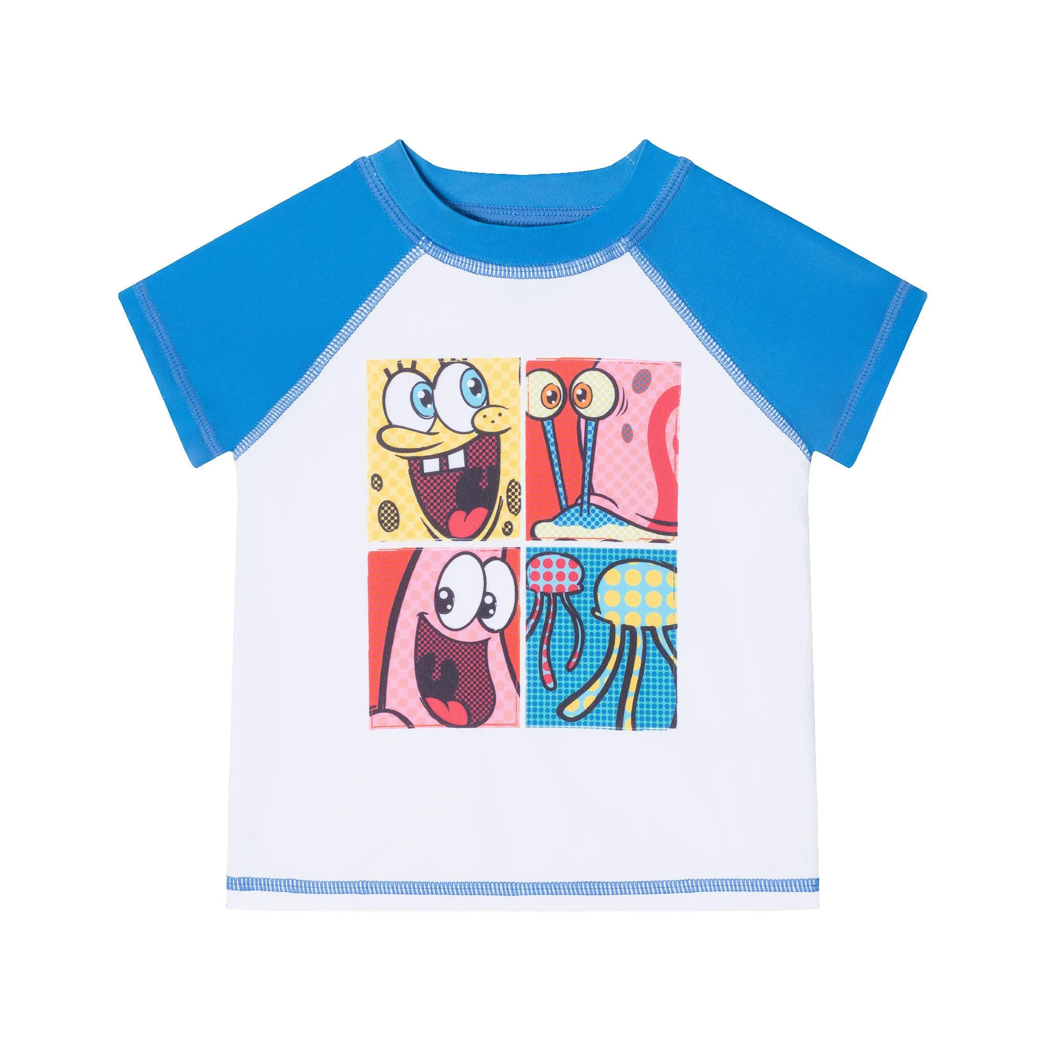 SpongeBob SquarePants™ x Andy & Evan® | Infant (9-24M) Pop Art Rash Guard Set