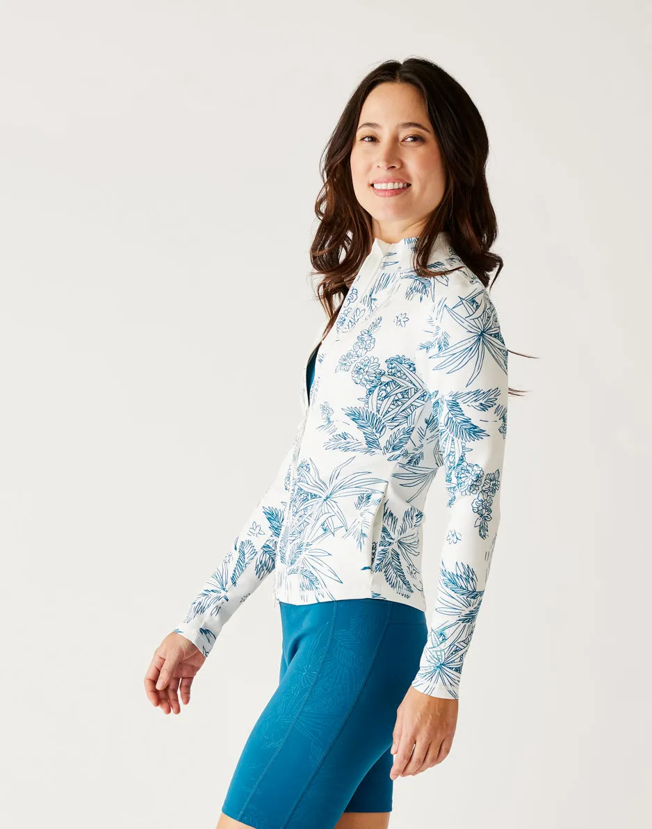 Stella Zip-Up Jacket: Cloud Scenic