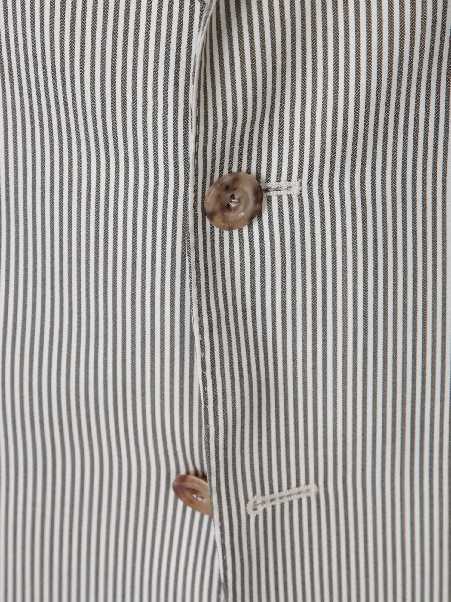 Striped green/white jacket