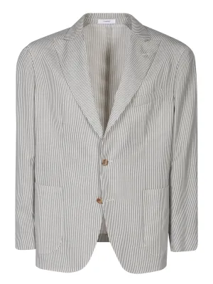 Striped green/white jacket