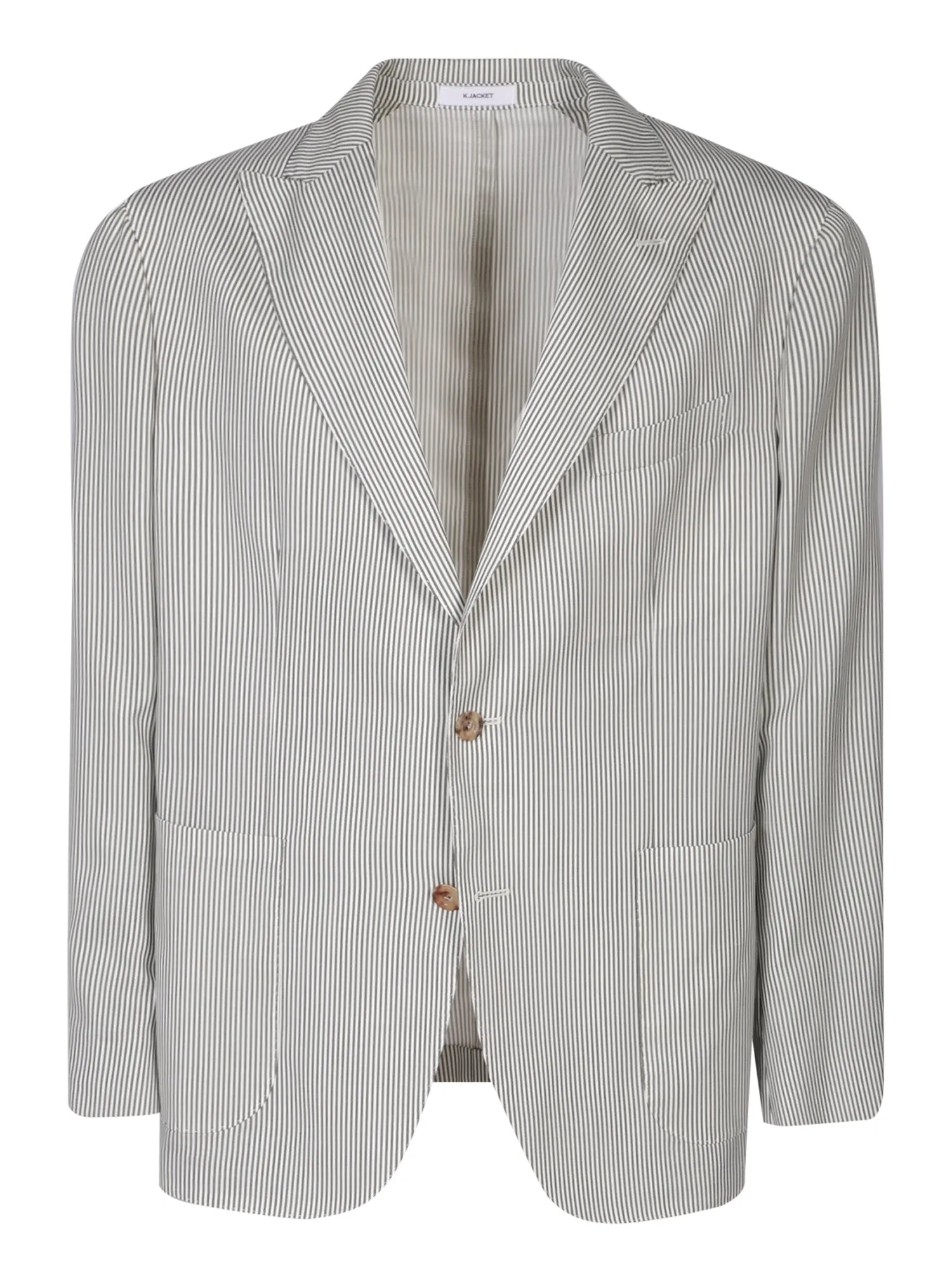 Striped green/white jacket