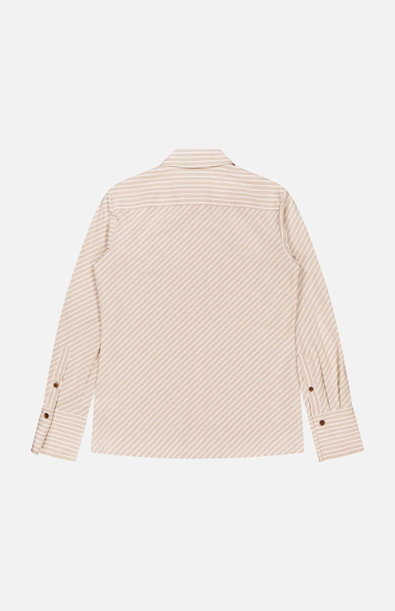Sylvia Diagonal Stripe Poplin Shirt