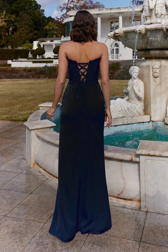 TANIA OLSEN Carmi Corset Gown (Black) PO9700