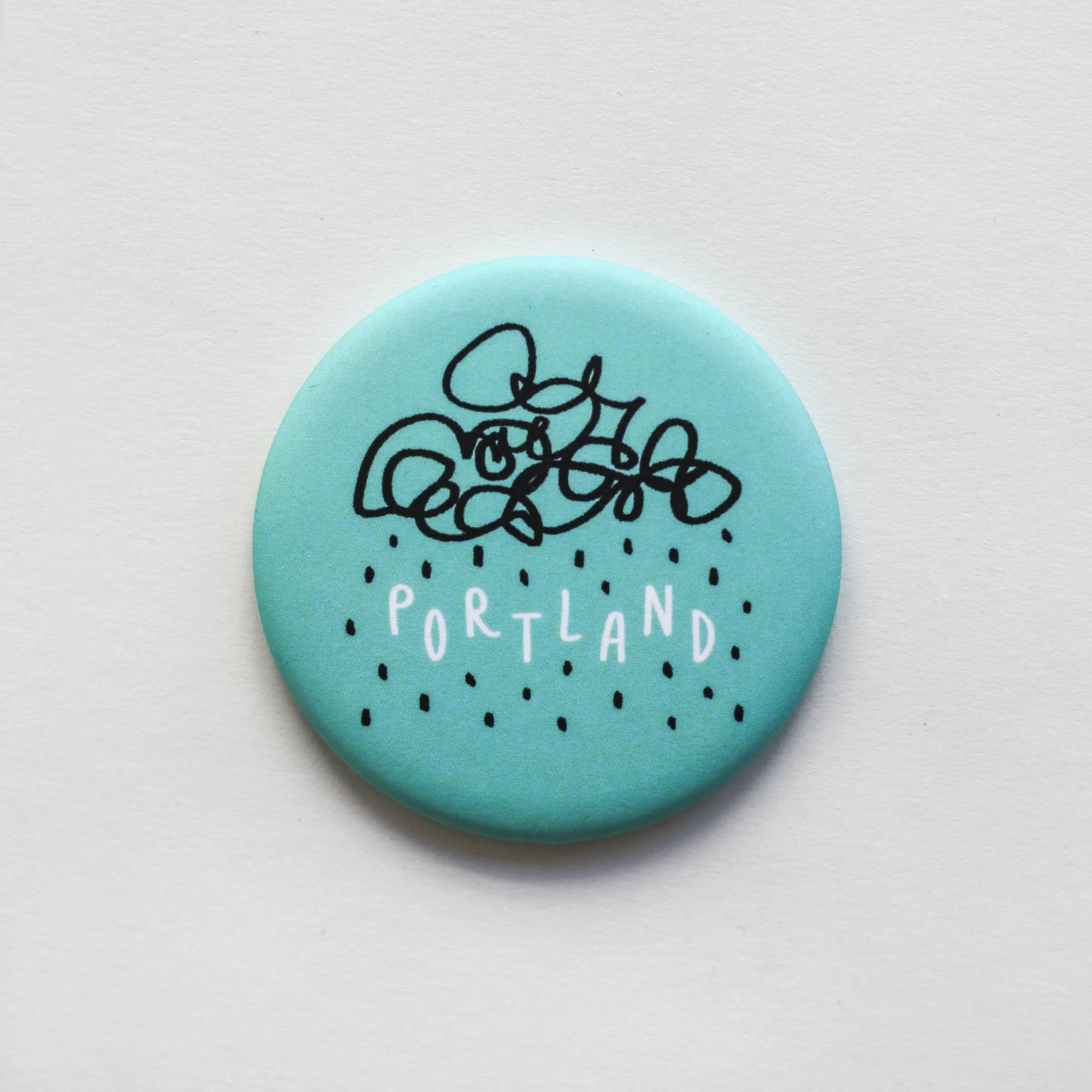 Tender Loving Empire - Portland Scribble Round Magnet