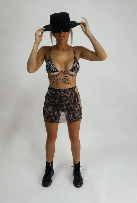 The Poison Skirt - Black