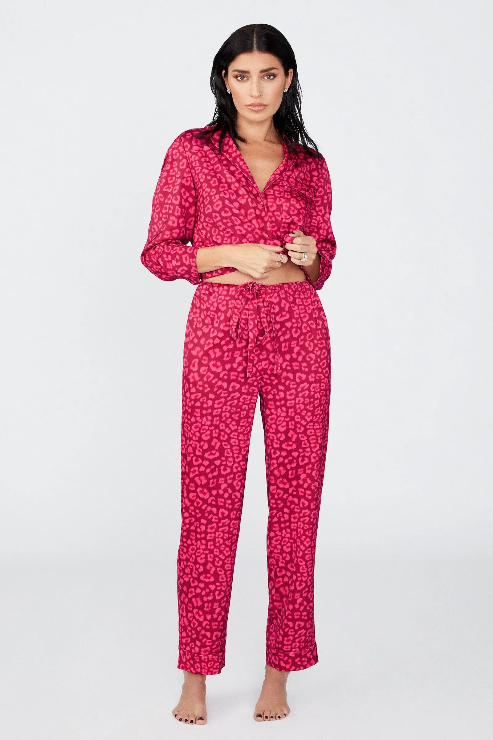 THE SATIN PJS | LEOPARD005