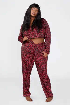 THE SATIN PJS | LEOPARD006