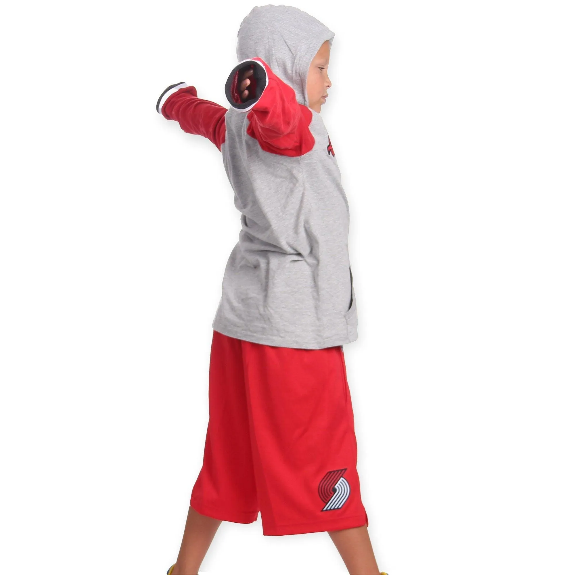 Trail Blazers Nike Statement Youth Red Shorts 2021-2022