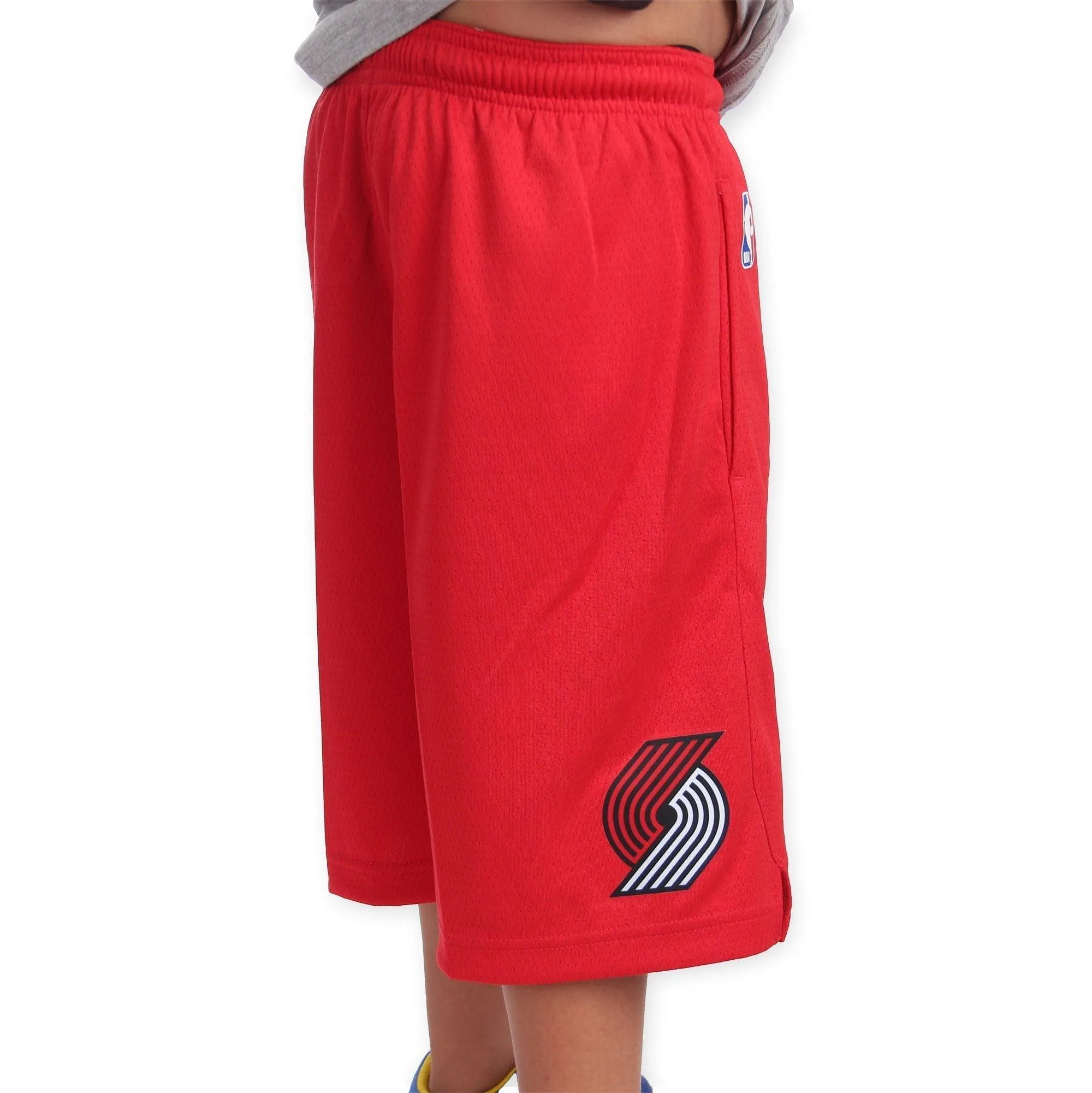 Trail Blazers Nike Statement Youth Red Shorts 2021-2022