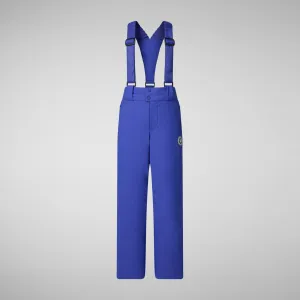 Unisex kids' pant Cycas in gentian blue