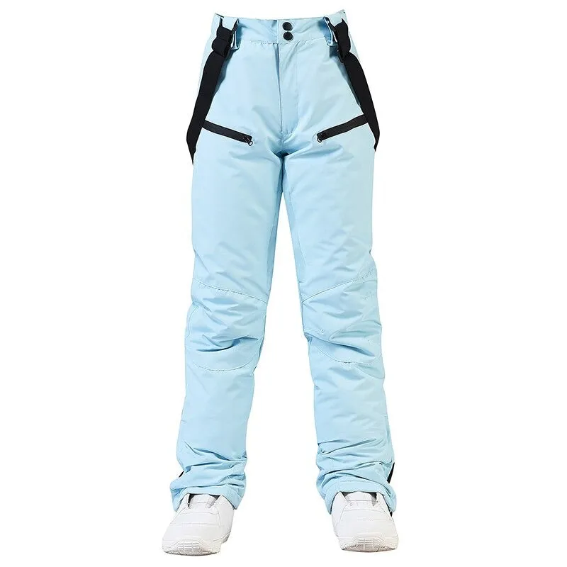 Unisex Mens Women Ski Pants Waterproof Warm Winter Snow Snowboarding