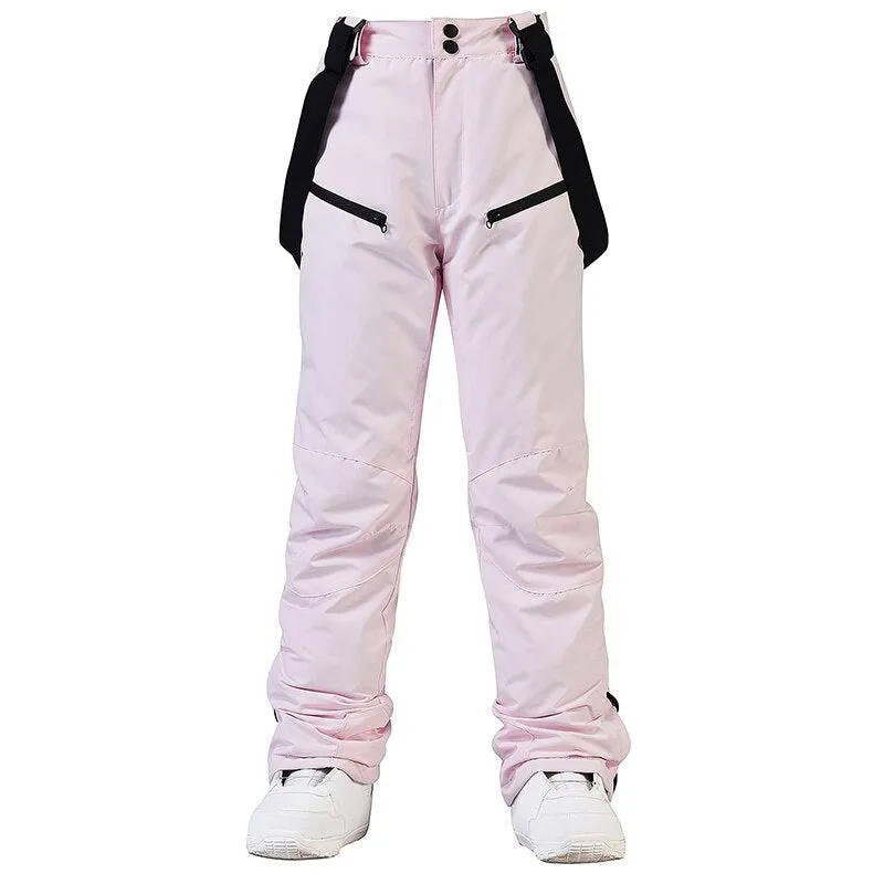 Unisex Mens Women Ski Pants Waterproof Warm Winter Snow Snowboarding