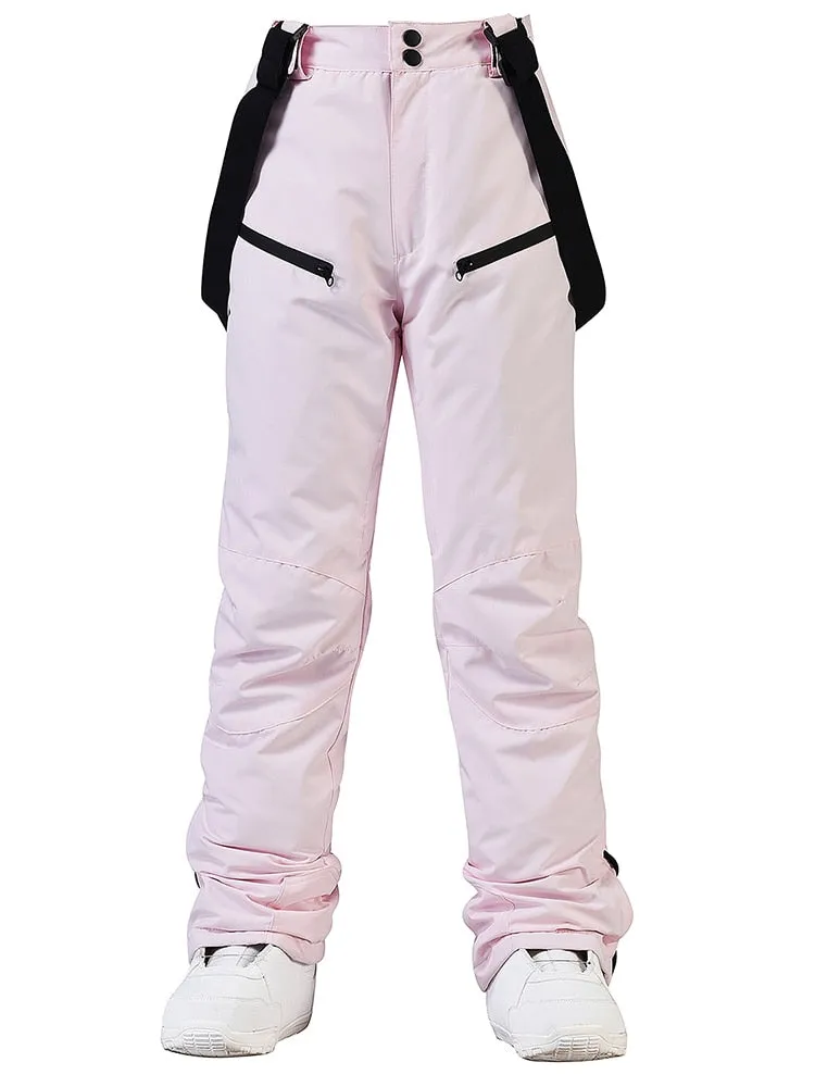 Unisex Mens Women Ski Pants Waterproof Warm Winter Snow Snowboarding