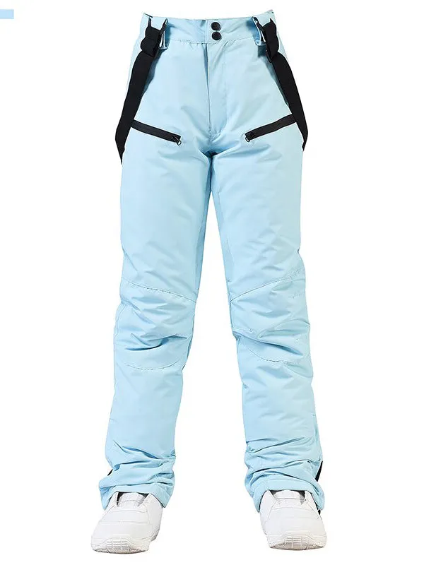 Unisex Mens Women Ski Pants Waterproof Warm Winter Snow Snowboarding