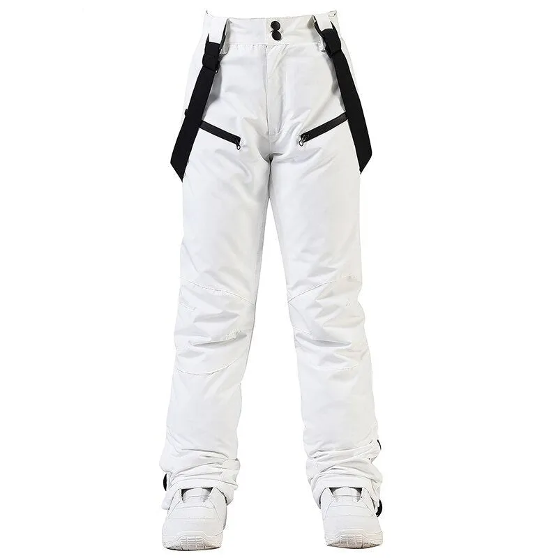 Unisex Mens Women Ski Pants Waterproof Warm Winter Snow Snowboarding