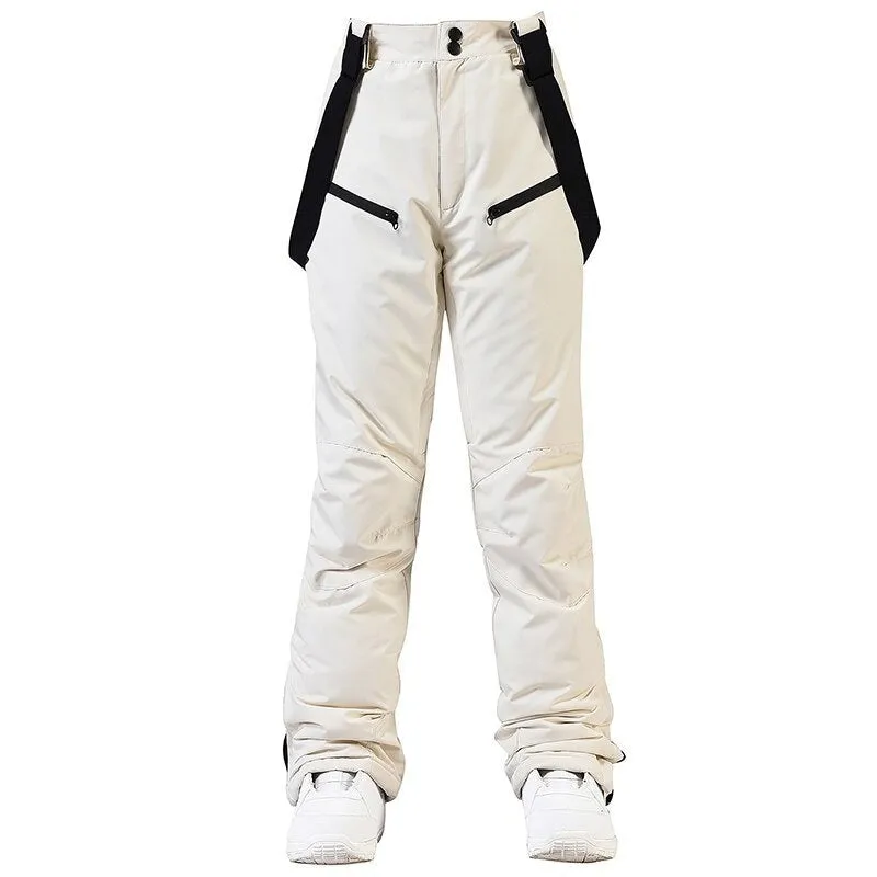 Unisex Mens Women Ski Pants Waterproof Warm Winter Snow Snowboarding