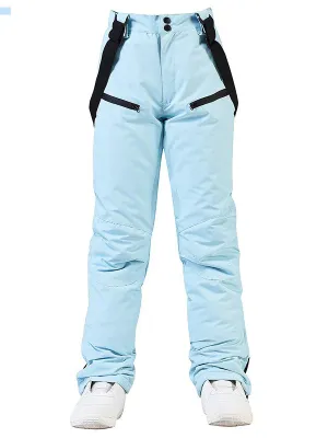 Unisex Mens Women Ski Pants Waterproof Warm Winter Snow Snowboarding