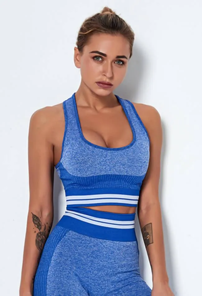 Vibrant Seamless Sports Bra