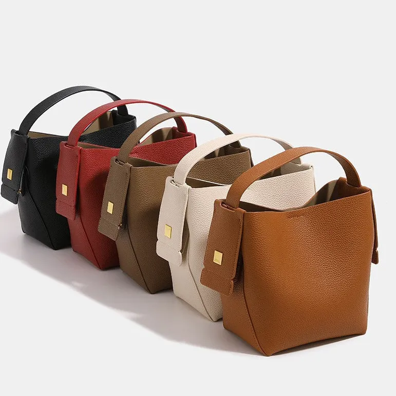 Vintage Commuter Crossbody Bag – Small Leather Shoulder Handbag