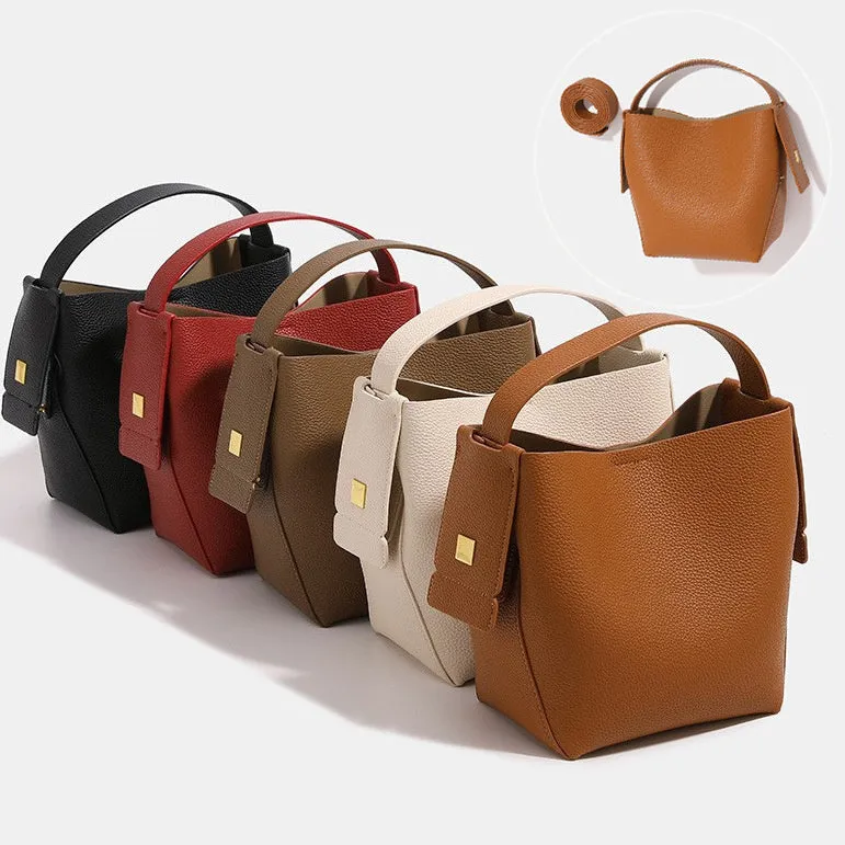 Vintage Commuter Crossbody Bag – Small Leather Shoulder Handbag