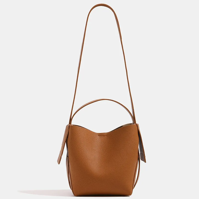 Vintage Commuter Crossbody Bag – Small Leather Shoulder Handbag