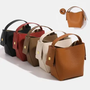 Vintage Commuter Crossbody Bag – Small Leather Shoulder Handbag
