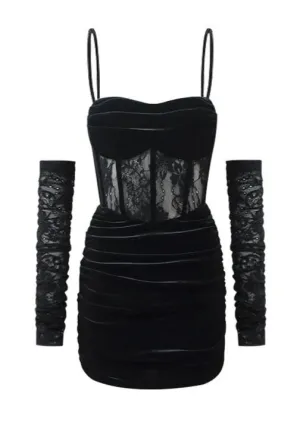 Vvsha Lidia Corset Mini Dress