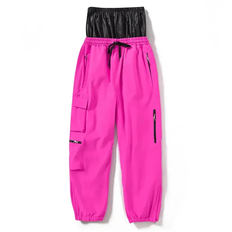 Women Winter Ski Jacket & Pants Outdoor Baggy Snowsuits