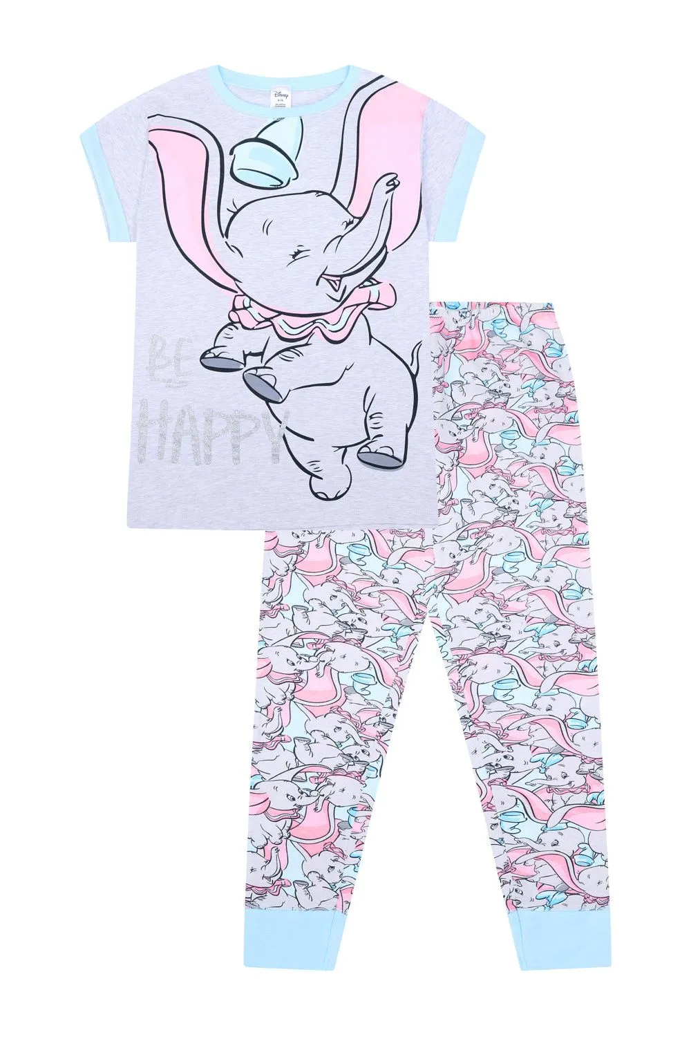 Women's Disney Dumbo 'Be Happy' Long Pyjamas