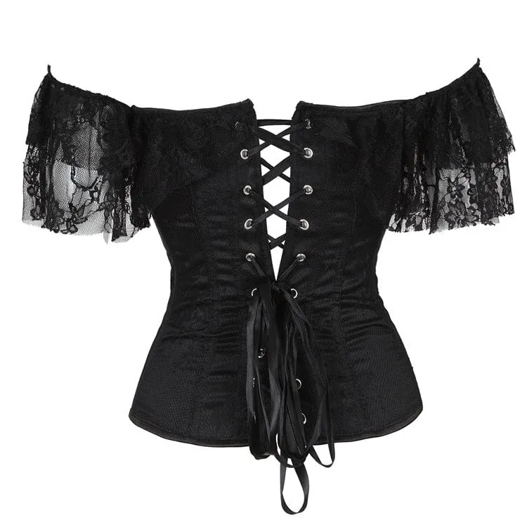Women's Lace-up Buckles Fitted Corsets