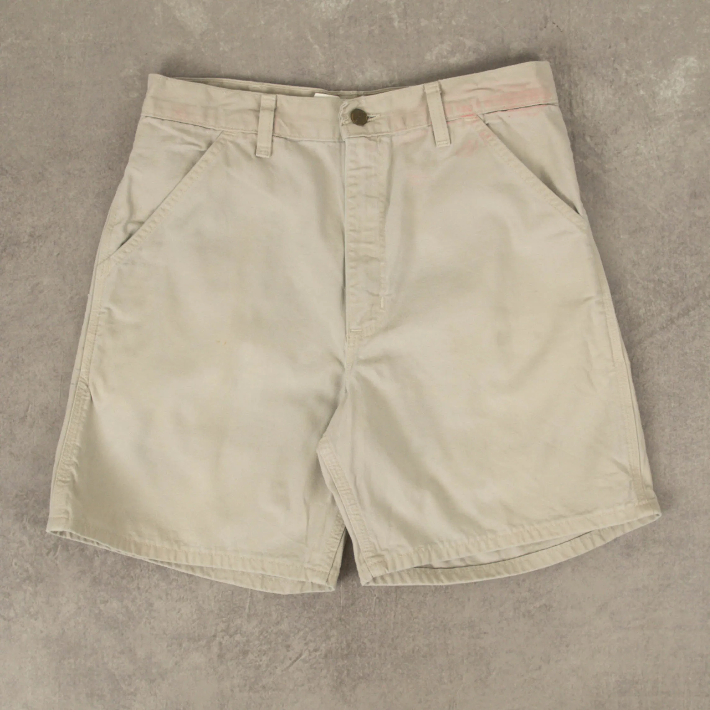 WOMEN'S VINTAGE CARHARTT SINGLE KNEE SHORTS - W30