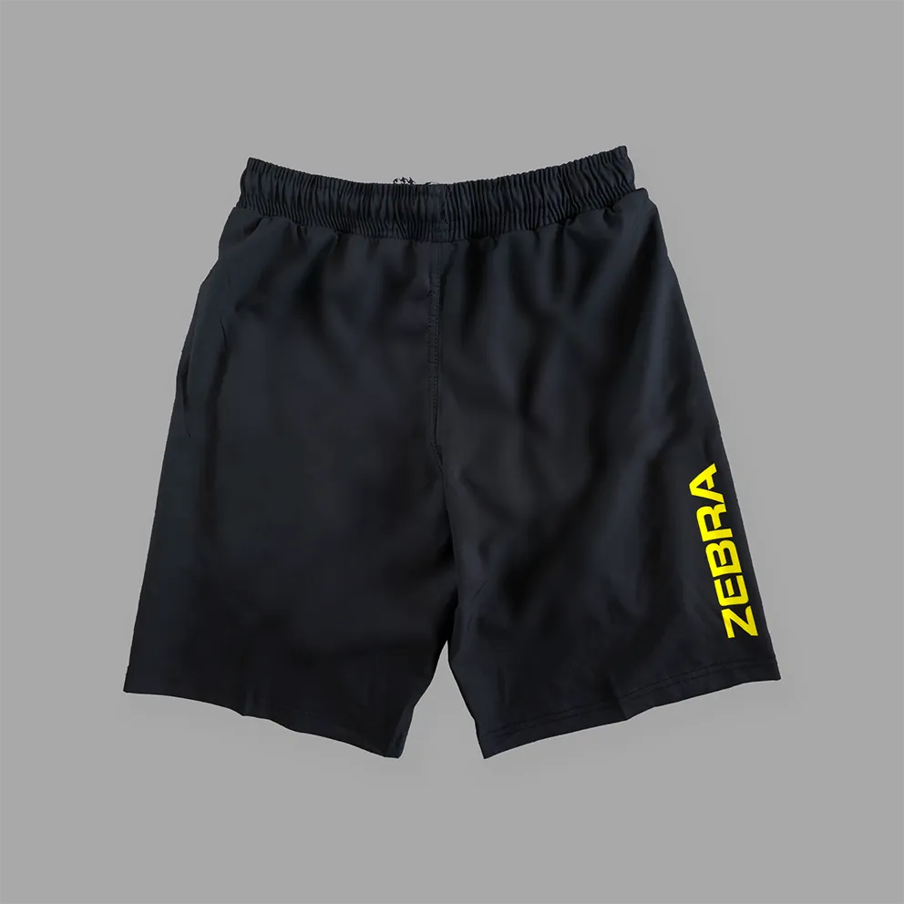 Zebra Kidz 2 in 1 Shorts - Black & Yellow
